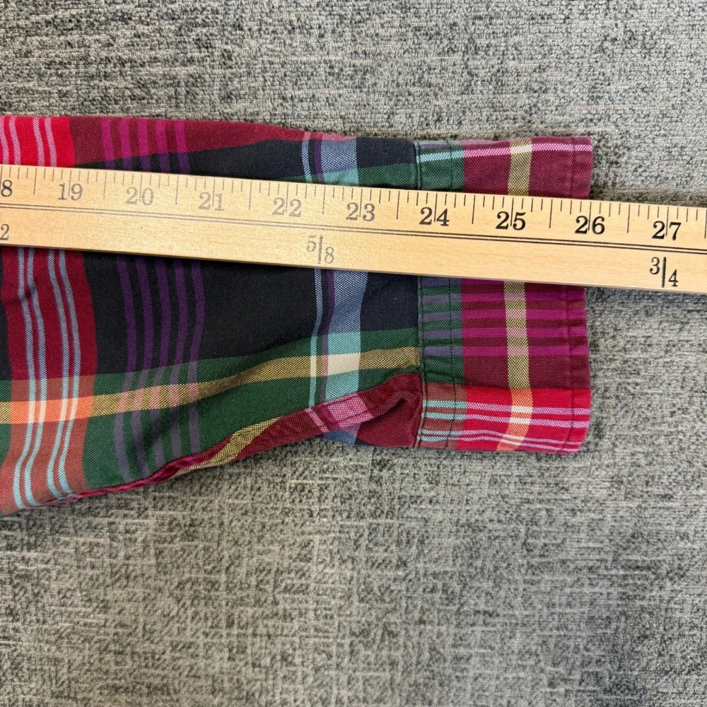 Polo Ralph Lauren Mens 3XB Plaid Button Down Shirt Multi Color Cotton LS